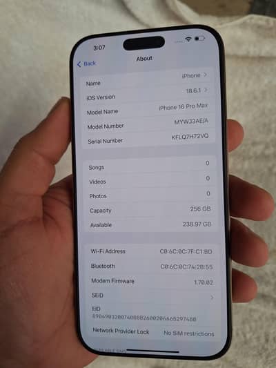 i phone 16 pro mixx physical plus e sim desert titnum 256 gb