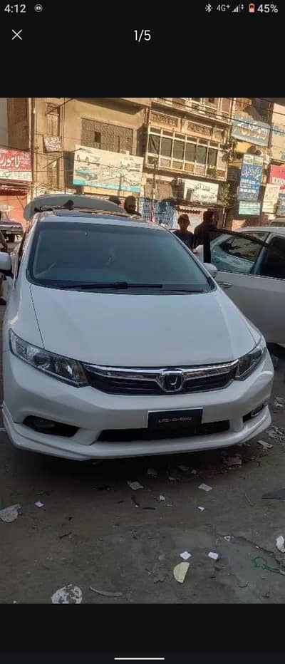 Civic 2013-2015 body kit  available in glass fiber