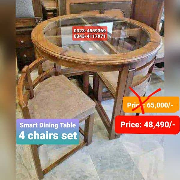 Dining table / Smart dining table / round table dining set / table 7