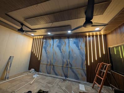 Artifical grass | Astro turf | false ceiling | Drywall partition epoxy