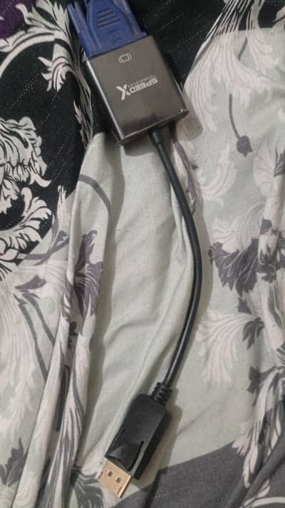 Dport conector and vga cabel