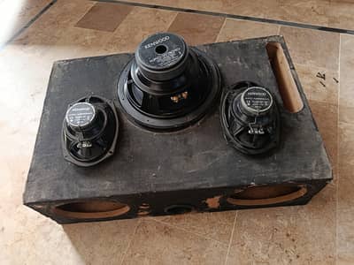 Kenwood woofer and speakers
