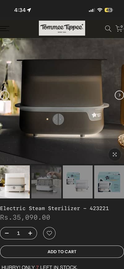 Tommee tippee sterilizer