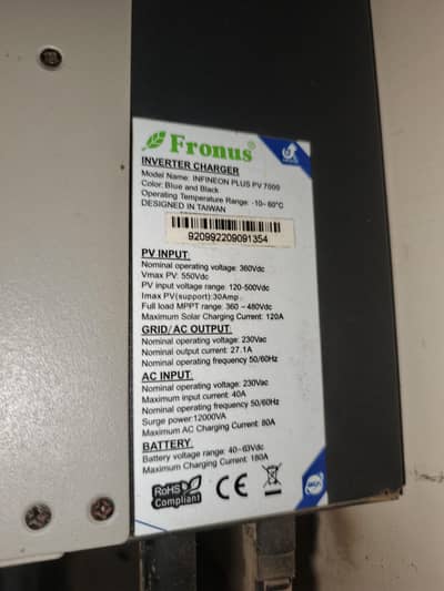 fronus pv 7000 moled.