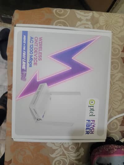 Slightly used Ptcl Flash Fiber router
