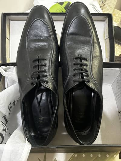Premium Black Formal Shoes - Size 45 (UK 11)