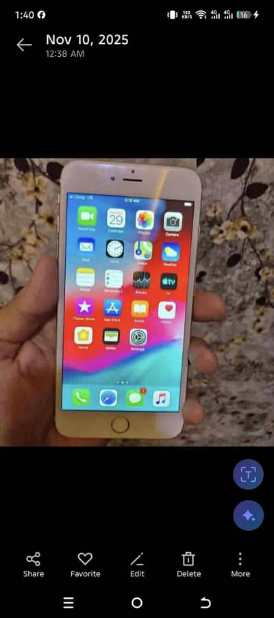 I phone 6s pta approved  My Whatsapp number 0324845367*EIGHT hai