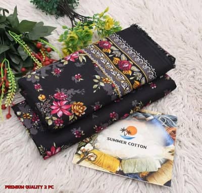 Black Summer Cotton Suit