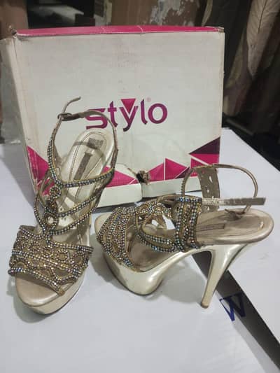 bridal stylo heel