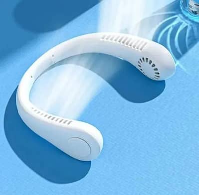 PORTABLE NECK FAN WITH 12H Cooling | FREE DELIVERY | WHITE COLOR