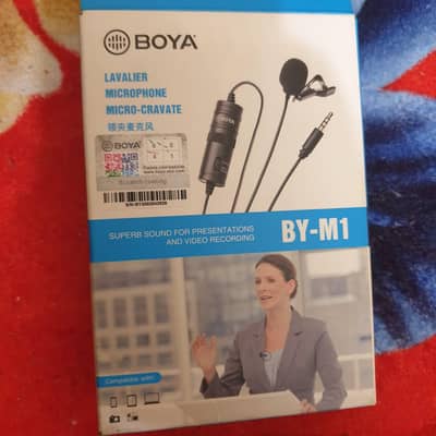Boya BY M1 Collar Microphone Lavalier Lapel Mic for Android