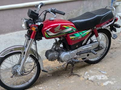 HONDA CD70 KARACHI NUMBER