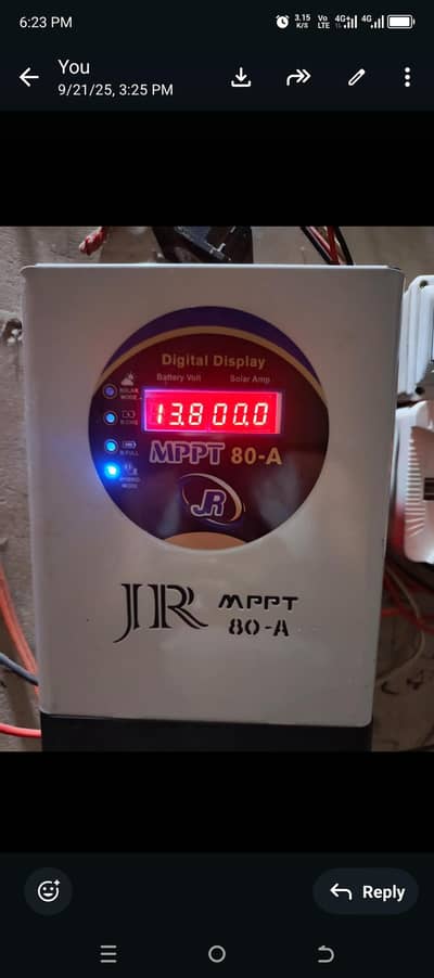 JR mppt 80amp hybrid