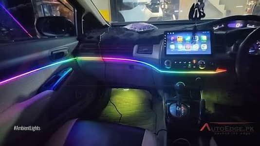 Dynamic RGB Ambient Lights (4 Doors) | App Controlled