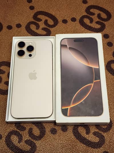 iPhone 16 Pro Max HK Dual Physical Desert Titanium Non PTA