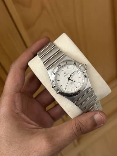 Omega constellation perpetual calendar swiss made watch