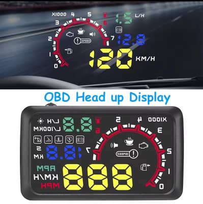 Universal 5.5 Inch speedometer HUD Head Up Display OBDII Interface