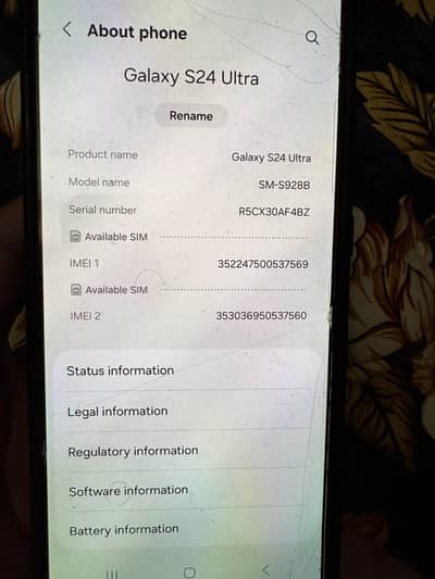 Samsung Galaxy S24 ultra | 512 GB | Titanium Grey | 10/10 condition