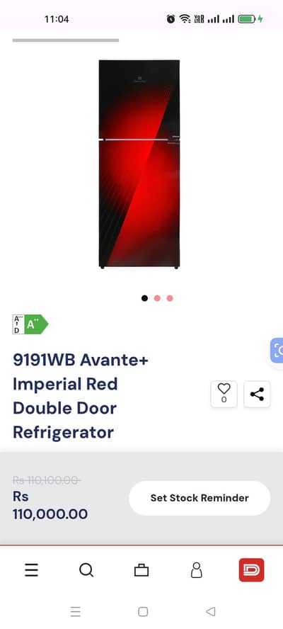 Refrigerator Dowlance Modell 9191WB Inverter