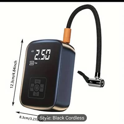 Portable Air Compressor with Digital LCD Display -Sports Fast