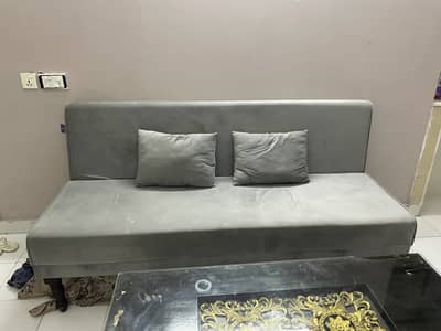 SOFA BED GREY COLOUR
