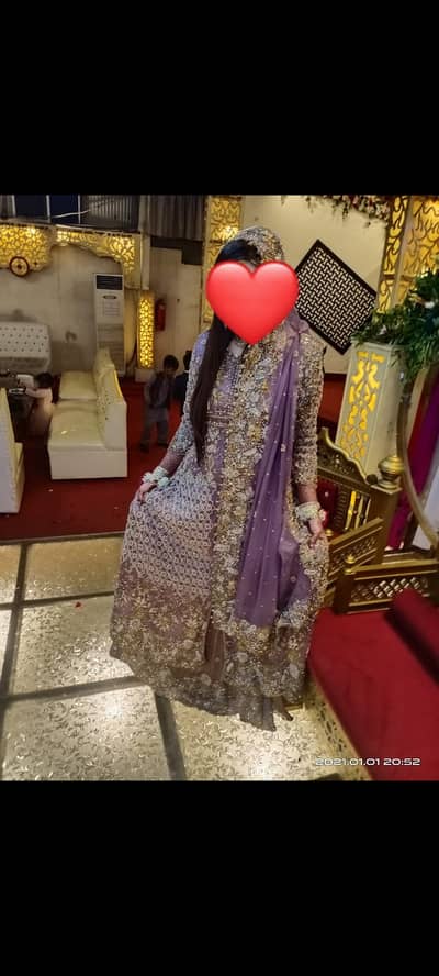 Bridal sharara for valima reception