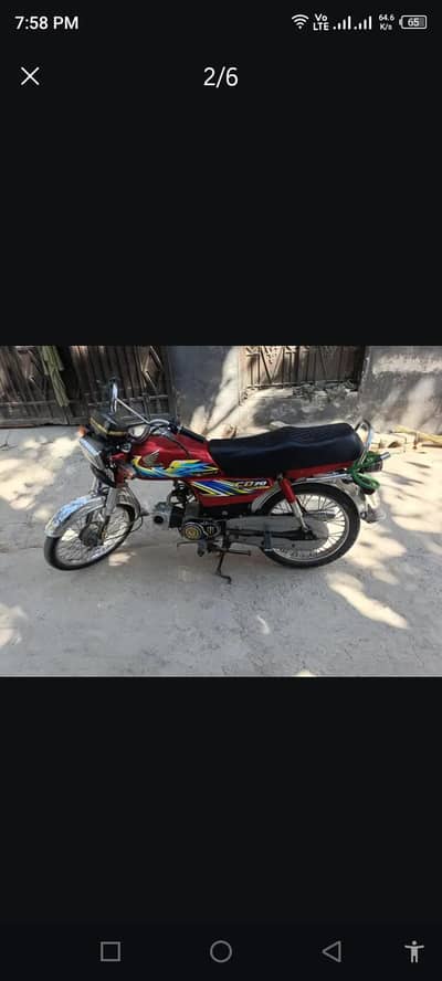 HONDA CD 70 2021 DOUBLE SAMAN