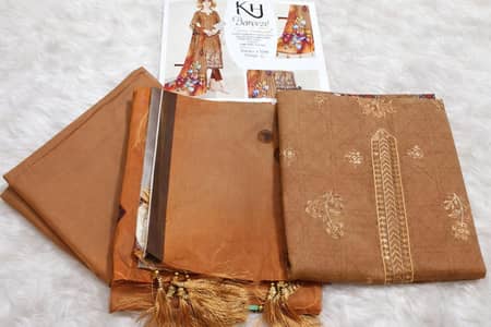 Karhai Lawn suit 3 piece for women at low price