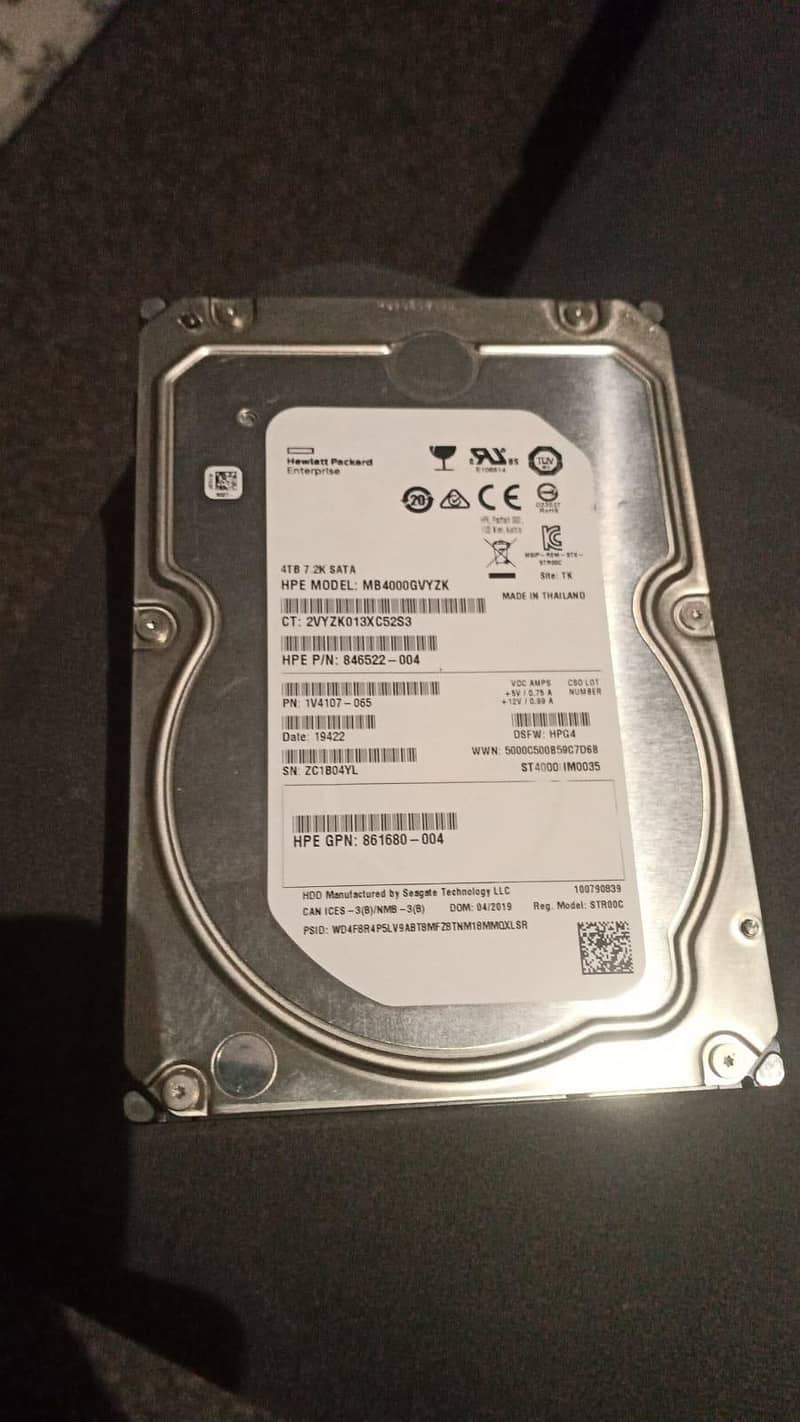 Seagate 4Tera Byte Hard Disk 0