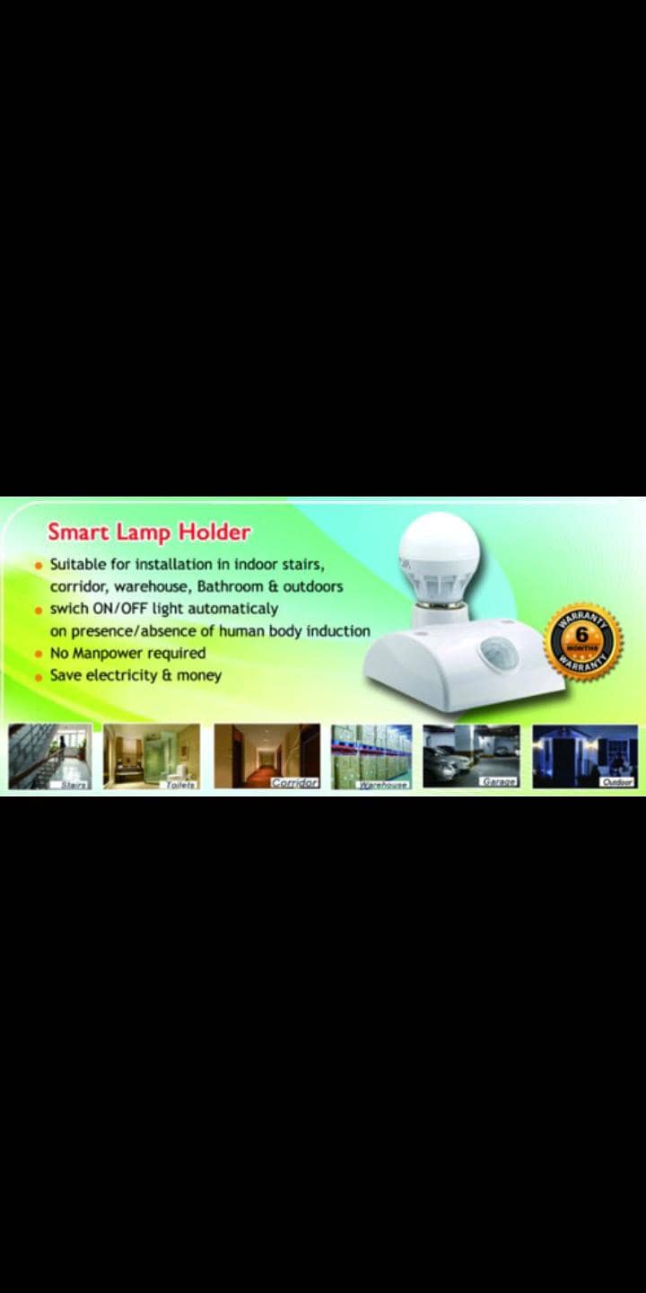E27 Motion Sensor Light Switch 100-240V Motion Detector 2