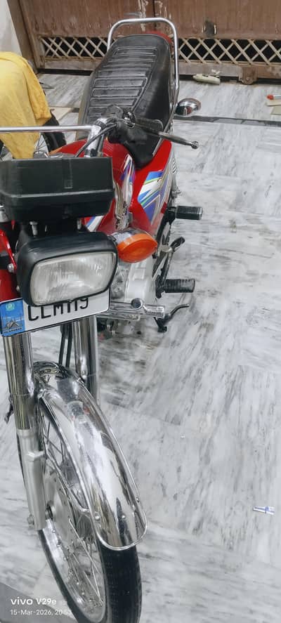 Honda CG 125 2022 model Islamabad number