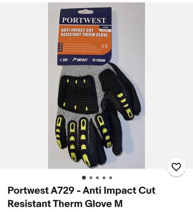 Portwest A729 - Anti Impact Cut Resistant Therm Glove