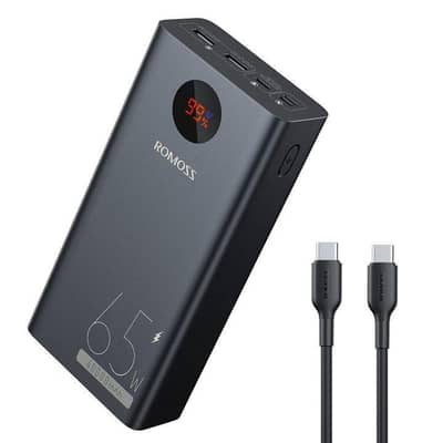 Romoss Power Bank 40000 mAh 65W PD Fast Charging Mobile Phone & Laptop