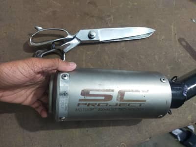 cd 70 fitting exhaust SC project