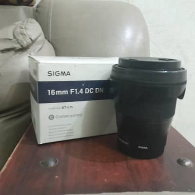sigma 16mm 1.4 dg dn 10x10 condition