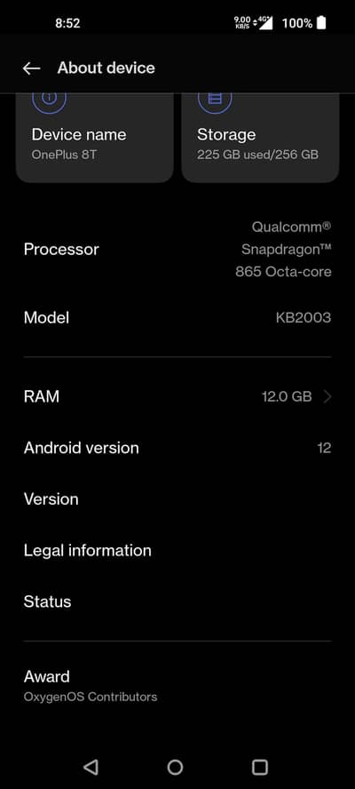 oneplus 8T Back cover Change & minor lines on front glass