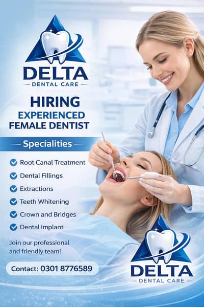 Female Dental Surgeon (3–4 Years Experience Required)