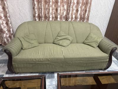 6 seater sofa set original wood