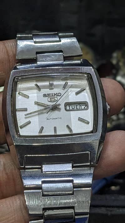 Seiko 5 Automatic - Silver Dial - 6309-512A