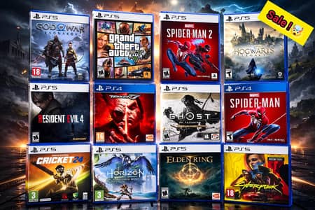 PS5 and PS4 games at the best price and all in great condition.