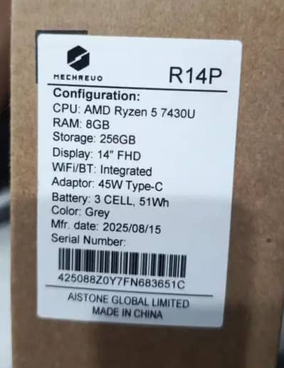 Mechrevo R14P – Ryzen