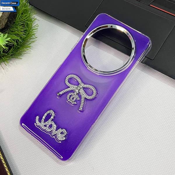 Cute 3D Love Silicone Case in Sweet Candy Colors for Xiaomi Poco C75