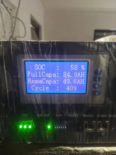 48v 100amps lithium battery like new