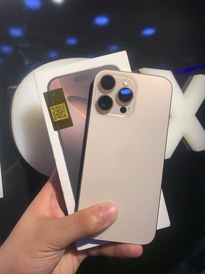 Apple iPhone 16 Pro Max 256GB Mercantile PTA 100% Battery With Box