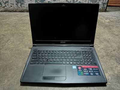 MSI laptop core i7 7th gen hq processor and gtx 1060 6 gb laptop