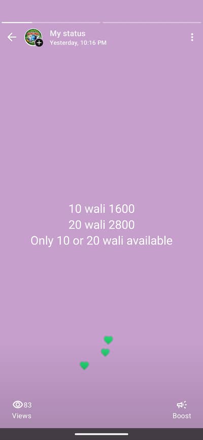 brand new fresh cash only 10 20 wali