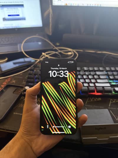 iPhone 12 personal used mint condition used in jelly and protector