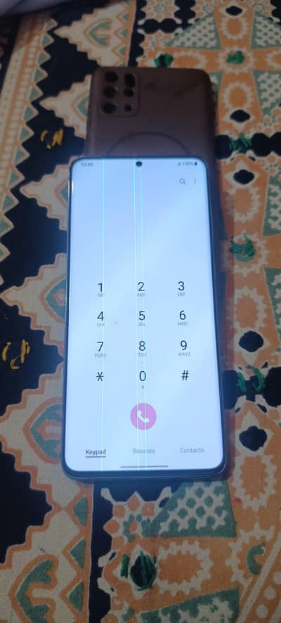 Samsung S 20+ official approve hai screen per 3 linein Hain