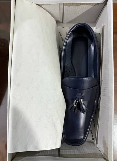 Borjan Men’s Casual formal shoes Navy Blue