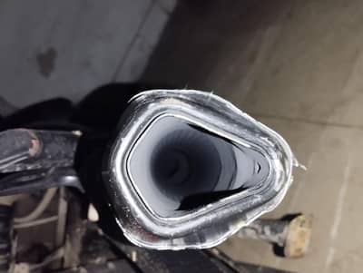 akrapovich exhaust painted full black used